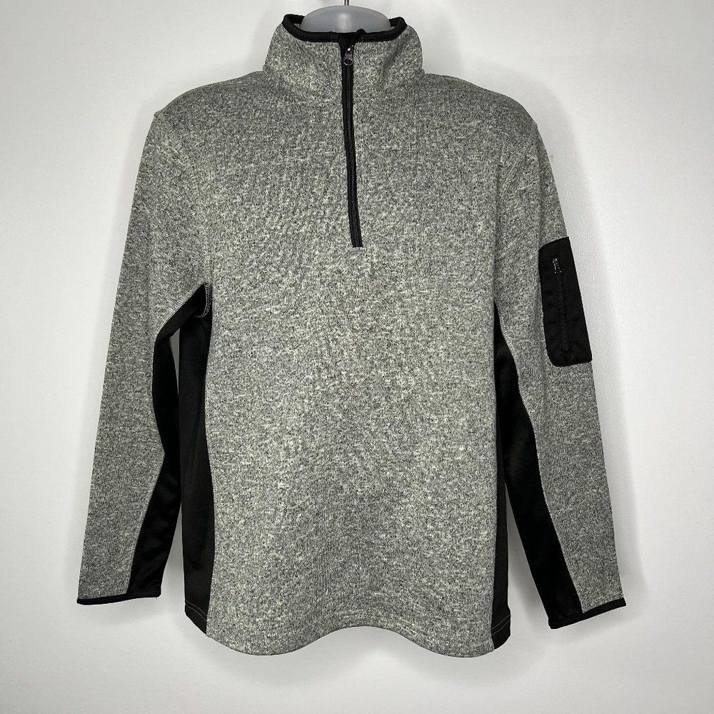 Men's gray and black fleece by Beverly Hills Polo Club